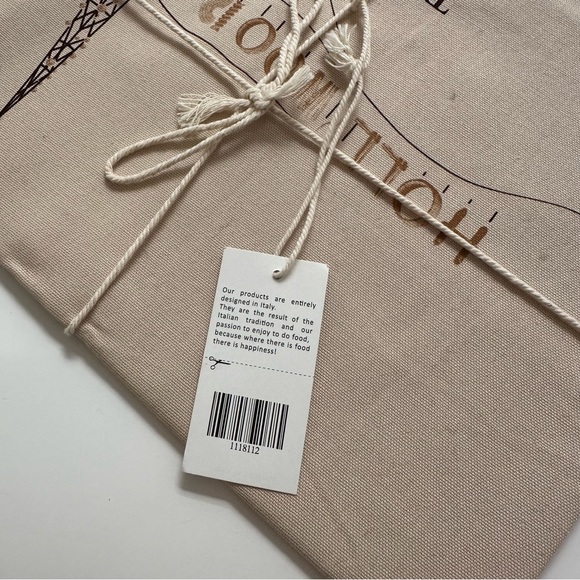 NWT Eataly Los Angeles Hollywood Limited Edition Table Cloth / Kitchen Towel - Picture 3 of 6